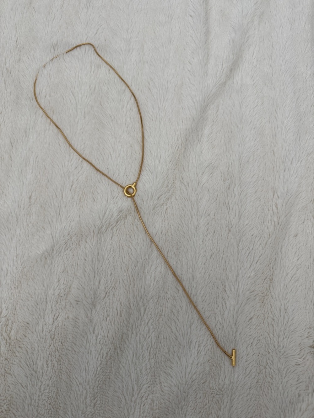 Elegant Gold Y-Necklace for Women
